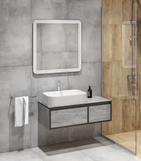 Раковина Sanita Luxe Infinity Slim WB.CT/Infinity/60-N.Slim/WHT.G/S1 59.7 см